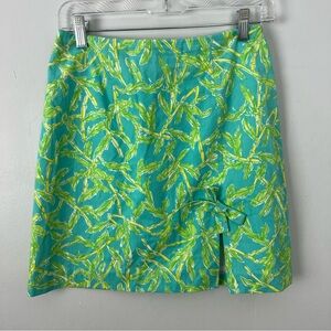 Lilly Pulitzer Vintage Tropical Toucan Skirt Bow